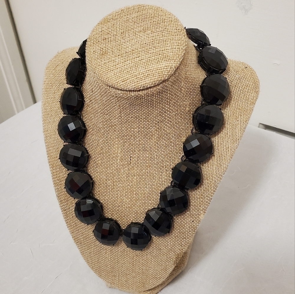 Mixit Black Beaded Fashion Jewelry Necklace